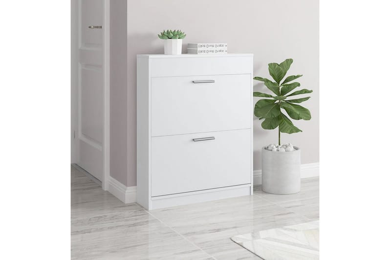 Kenkäsäilytys Bill 75x21x95 cm, Valkoinen - 75x21x95 cm, Valkoinen - Säilytys - Kenkäsäilytys