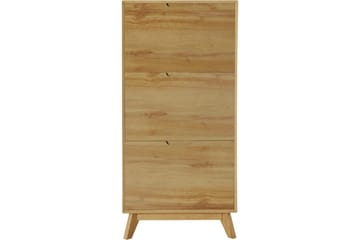 Kenkäsäilytys Ezra 3 Flaps 60x24x125 cm, Wotan tammi - 60x24x125 cm, Wotan tammi - Säilytys - Kenkäsäilytys