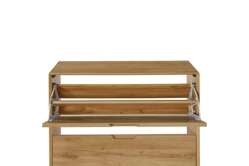 Kenkäsäilytys Ezra 3 Flaps 89x24x125 cm, Wotan tammi - 89x24x125 cm, Wotan tammi - Säilytys - Kenkäsäilytys