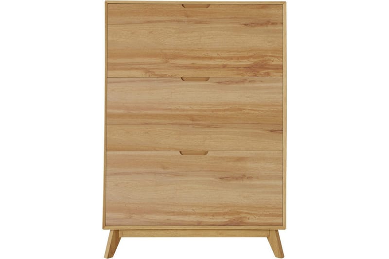 Kenkäsäilytys Ezra 3 Flaps 89x24x125 cm, Wotan tammi - 89x24x125 cm, Wotan tammi - Säilytys - Kenkäsäilytys
