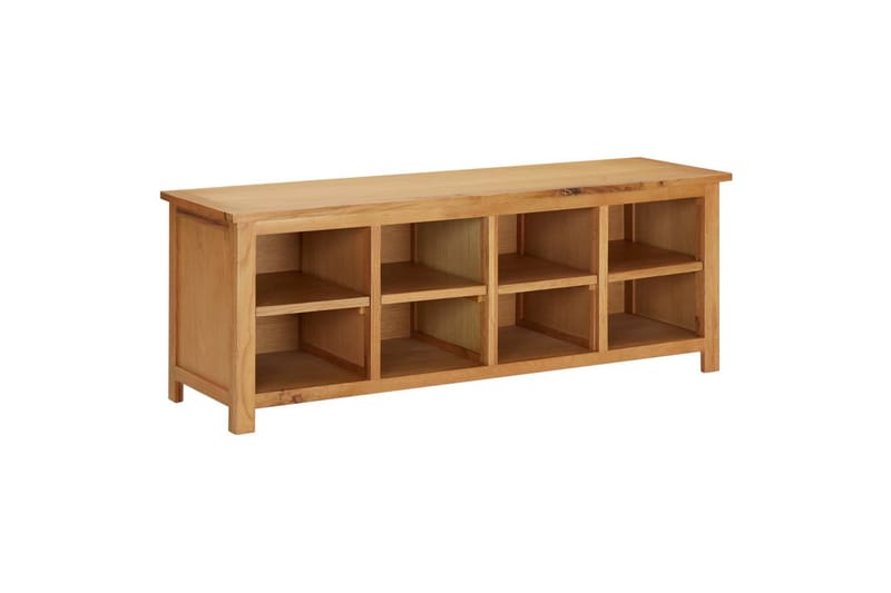 Kenkäteline 114x37x45 cm täysi tammi - Säilytys - Kenkäsäilytys