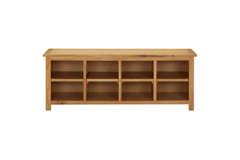 Kenkäteline 114x37x45 cm täysi tammi - Säilytys - Kenkäsäilytys