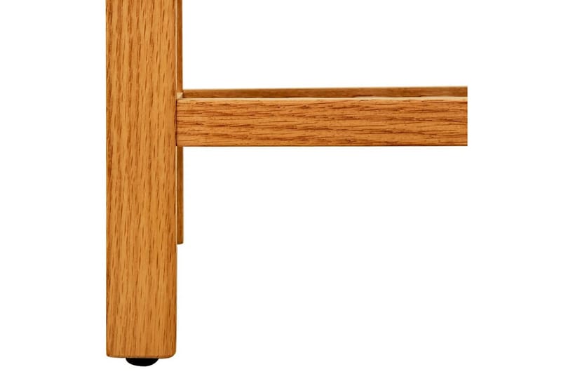 Kenkäteline 4 hyllyä 100x27x80 cm täystammi - Ruskea - Säilytys - Kenkäsäilytys