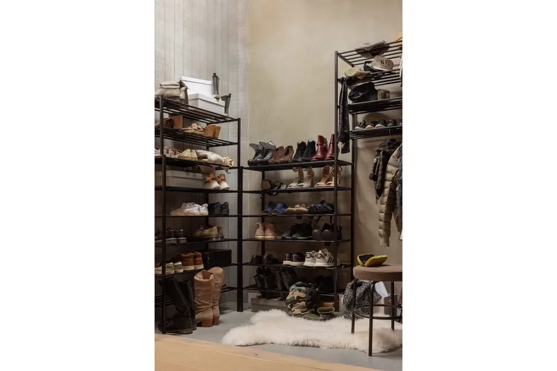 Kenkäteline Ferro - 4 hyllyä - Säilytys - Kenkäsäilytys - Kenkäteline & kenkähylly