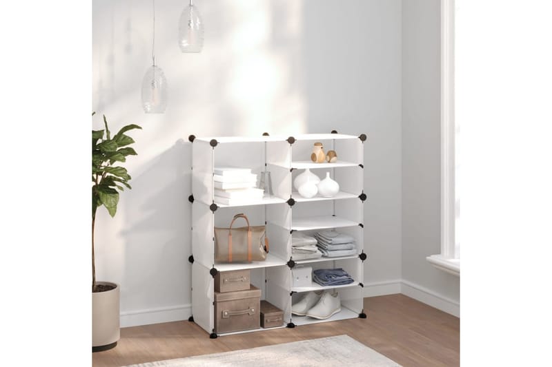 Kenkäteline läpinäkyvä 84x31,5x93 cm PP - Läpinäkyvä - Säilytys - Kenkäsäilytys - Kenkäteline & kenkähylly