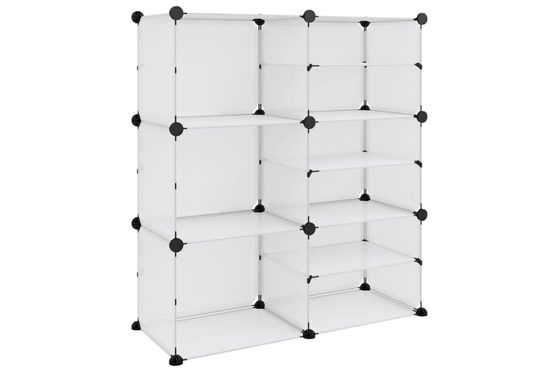 Kenkäteline läpinäkyvä 84x31,5x93 cm PP - Läpinäkyvä - Säilytys - Kenkäsäilytys - Kenkäteline & kenkähylly