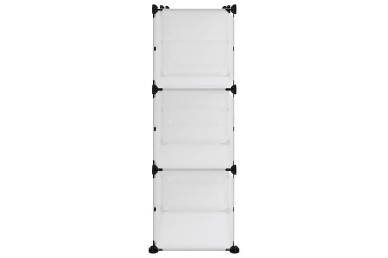 Kenkäteline läpinäkyvä 84x31,5x93 cm PP - Läpinäkyvä - Säilytys - Kenkäsäilytys - Kenkäteline & kenkähylly