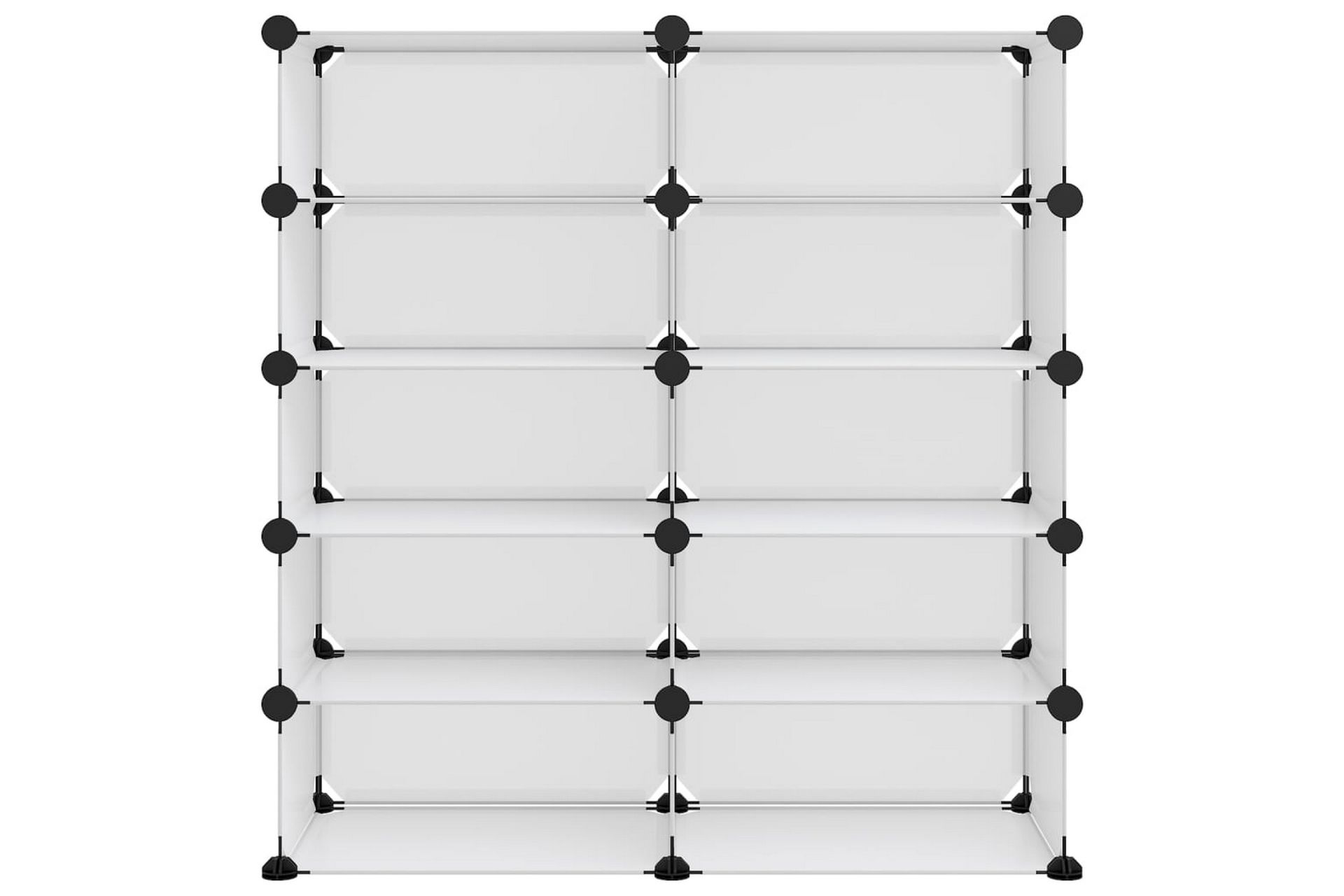 Kenkäteline läpinäkyvä 84x32x88,5 cm PP - Läpinäkyvä - Säilytys - Kenkäsäilytys - Kenkäteline & kenkähylly