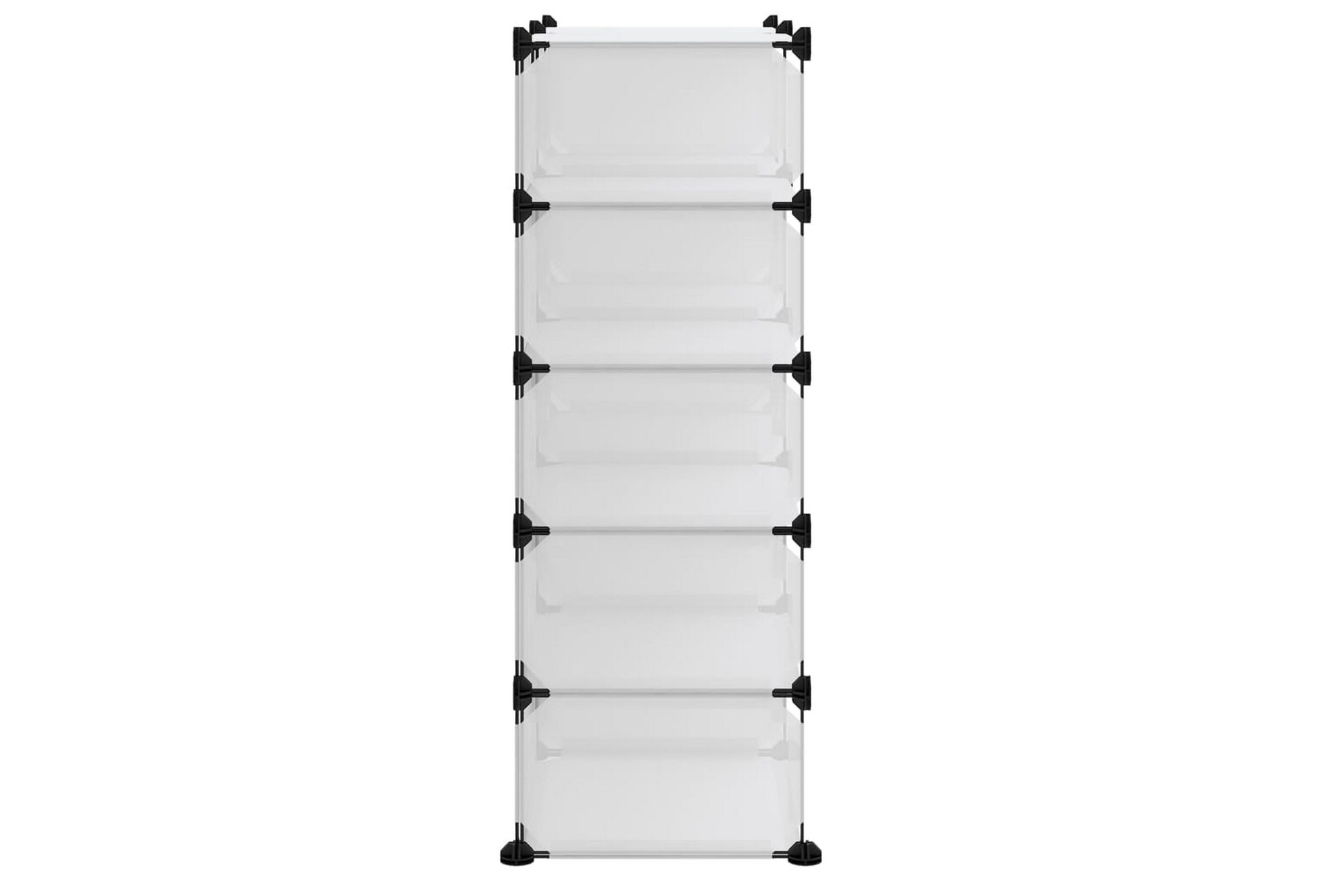 Kenkäteline läpinäkyvä 84x32x88,5 cm PP - Läpinäkyvä - Säilytys - Kenkäsäilytys - Kenkäteline & kenkähylly