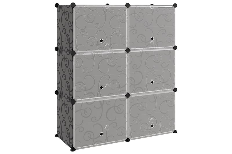 Kenkäteline musta 84,5x31x93,5 cm PP - Musta - Säilytys - Kenkäsäilytys - Kenkäteline & kenkähylly