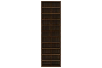 Kenkäteline ruskea tammi 54x34x183 cm tekninen puu - Ruskea - Säilytys - Kenkäsäilytys - Kenkäteline & kenkähylly