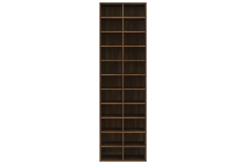 Kenkäteline ruskea tammi 54x34x183 cm tekninen puu - Ruskea - Säilytys - Kenkäsäilytys - Kenkäteline & kenkähylly