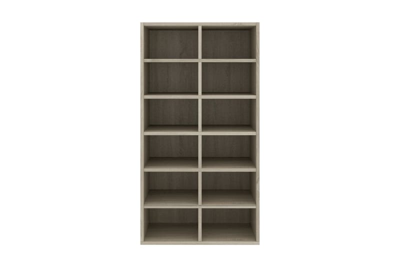Kenkäteline Sonoma-tammi 54x34x100 cm lastulevy - Ruskea - Säilytys - Kenkäsäilytys