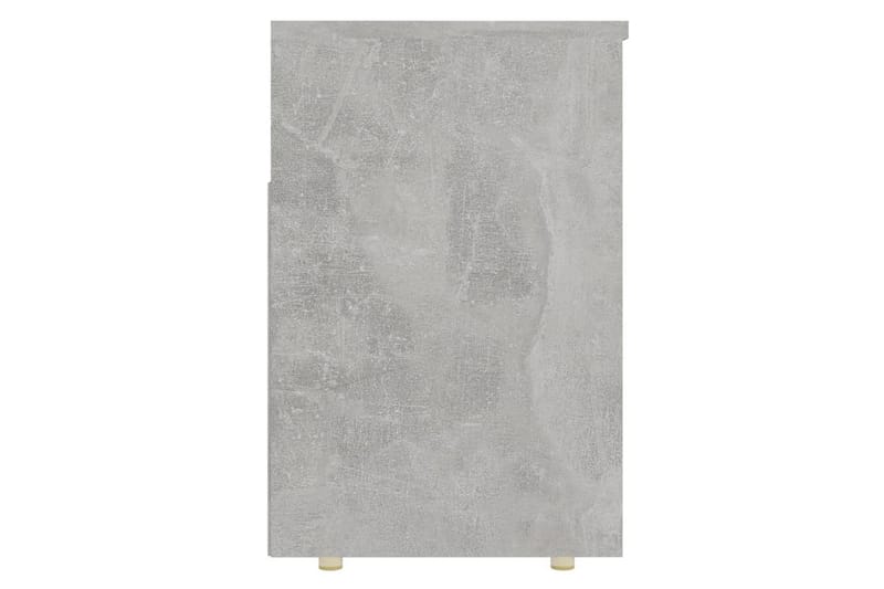 Kenkien säilytyspenkki betoninharmaa 105x30x45 cm lastulevy - Harmaa - Säilytys - Kenkäsäilytys