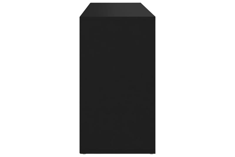 Kenkien säilytyspenkki musta 103x30x54,5 cm lastulevy - Säilytys - Kenkäsäilytys