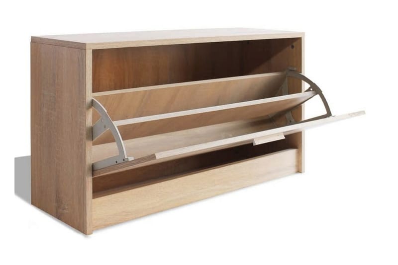 Kenkien Varastokaappi Tammi 80x24x45 cm - Ruskea - Säilytys - Kenkäsäilytys