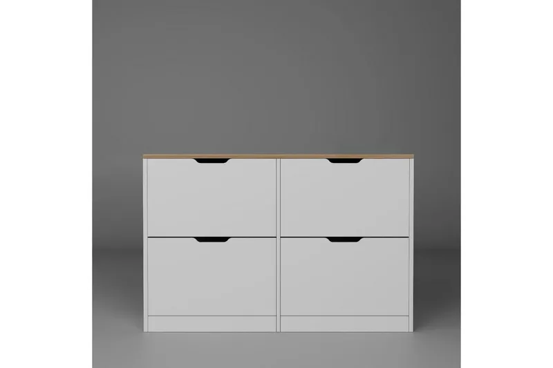 Kiichi Kenkäkaappi 120,5 cm - Pähkinä - Säilytys - Kenkäsäilytys