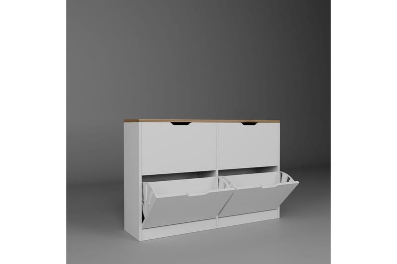 Kiichi Kenkäkaappi 120,5 cm - Pähkinä - Säilytys - Kenkäsäilytys