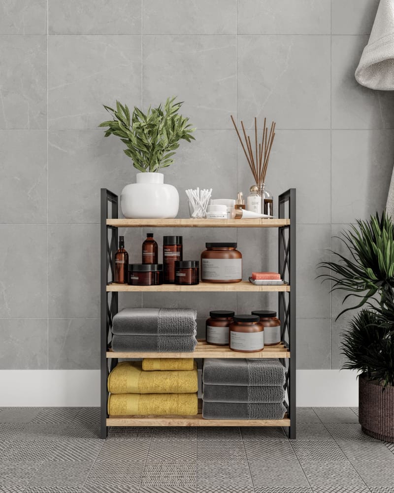 Lekora Monitoimihylly 64 cm - Musta - Säilytys - Kenkäsäilytys - Kenkäteline & kenkähylly