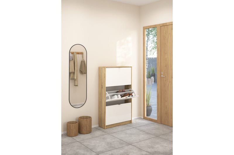 Loranor Kenkäkaappi 70,3 cm - Luonnonväri - Säilytys - Kenkäsäilytys