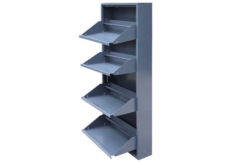 Mayazizi Kenkäkaappi 50 cm - Vaaleanharmaa - Säilytys - Kenkäsäilytys