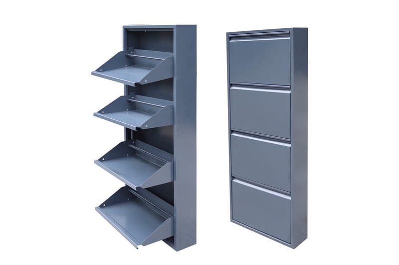 Mayazizi Kenkäkaappi 50 cm - Vaaleanharmaa - Säilytys - Kenkäsäilytys