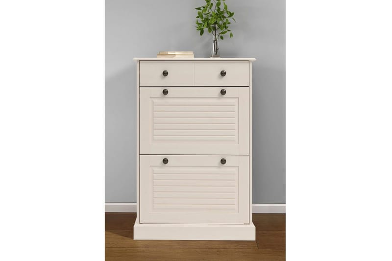 Mille Kenkäkaappi 75x105 cm - Valkoinen - Säilytys - Kenkäsäilytys