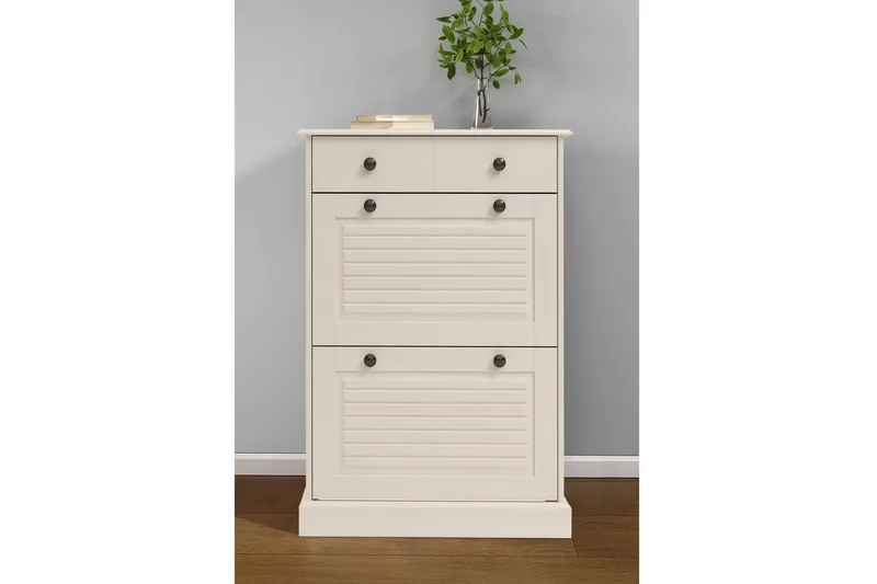 Mille Kenkäkaappi 75x105 cm - Valkoinen - Säilytys - Kenkäsäilytys