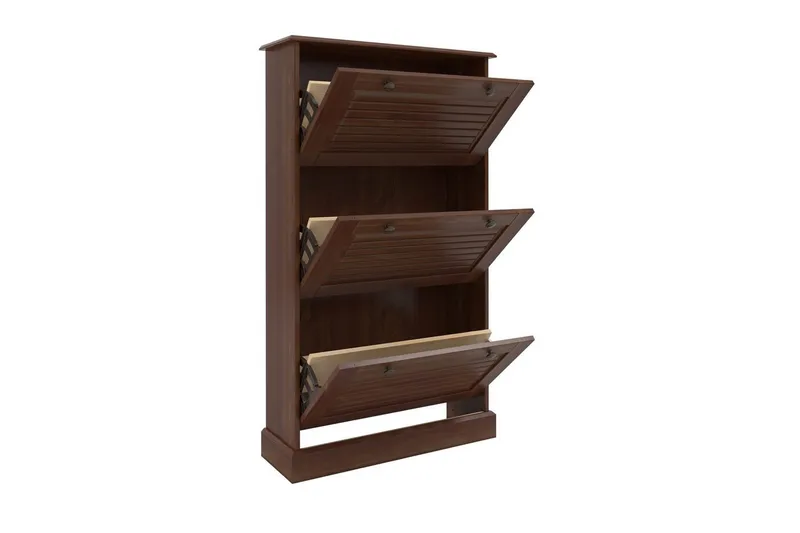 Mille Kenkäkaappi 75x130 cm - Ruskea - Säilytys - Kenkäsäilytys