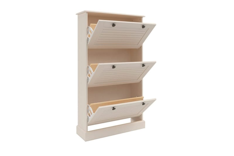 Mille Kenkäkaappi 75x130 cm - Valkoinen - Säilytys - Kenkäsäilytys