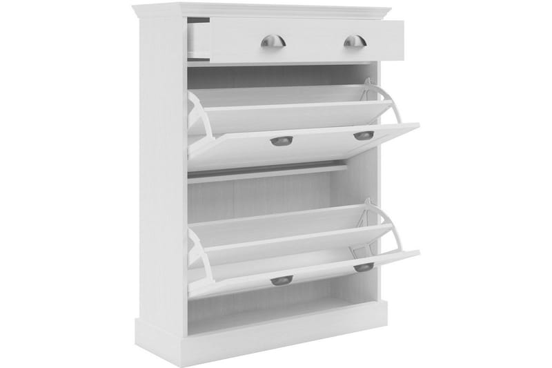Motala Kenkäkaappi 80x105 cm - Valkoinen - Säilytys - Kenkäsäilytys