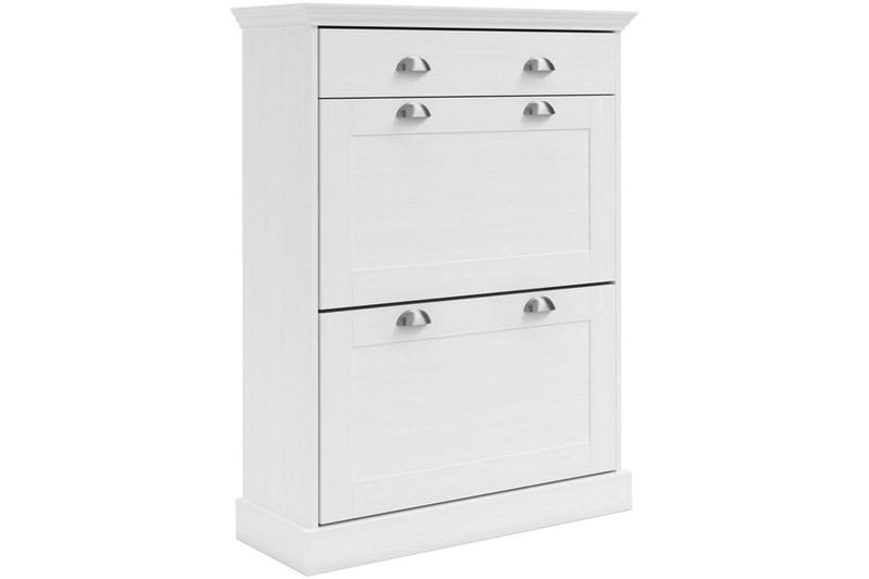 Motala Kenkäkaappi 80x105 cm, Valkoinen