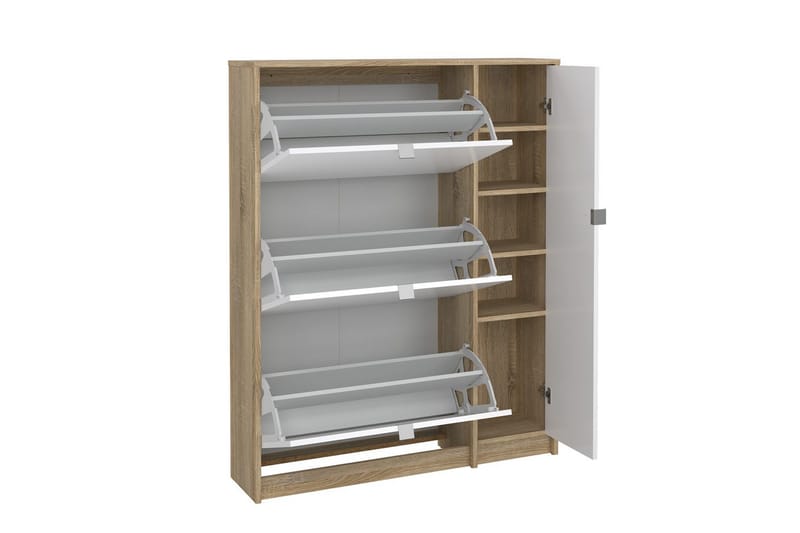 Rivornis Kenkäkaappi 98,8 cm - Luonnonväri - Säilytys - Kenkäsäilytys