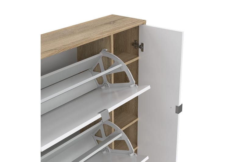 Rivornis Kenkäkaappi 98,8 cm - Luonnonväri - Säilytys - Kenkäsäilytys