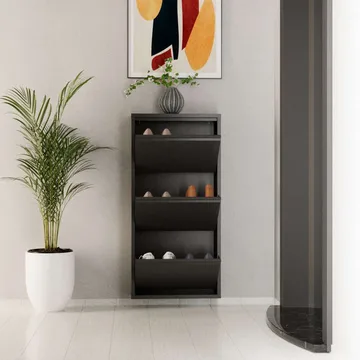 Rylanis kenkäkaappi 50x103 cm - Antrasiitti - Säilytys - Kenkäsäilytys
