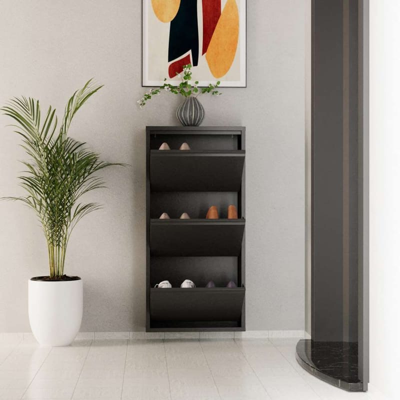 Rylanis kenkäkaappi 50x103 cm - Antrasiitti - Säilytys - Kenkäsäilytys