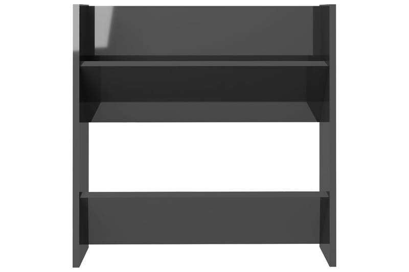 Seinäkenkäkaapit 2 kpl korkeakiilto harm. 60x18x60 cm - Säilytys - Kenkäsäilytys