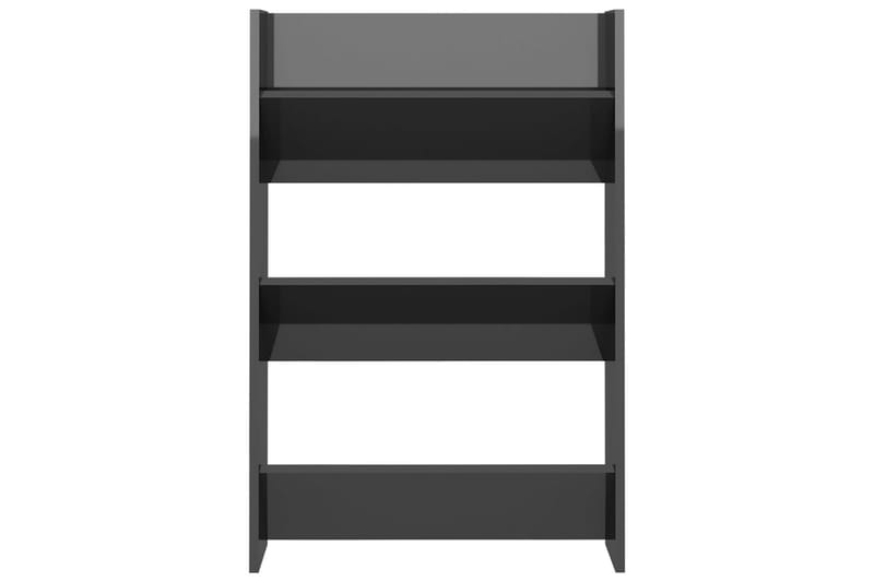 Seinäkenkäkaapit 2 kpl korkeakiilto harm. 60x18x90 cm - Säilytys - Kenkäsäilytys