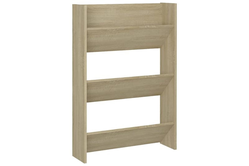 Seinäkenkäkaapit 2 kpl Sonoma-tammi 60x18x90 cm lastulevy - Säilytys - Kenkäsäilytys