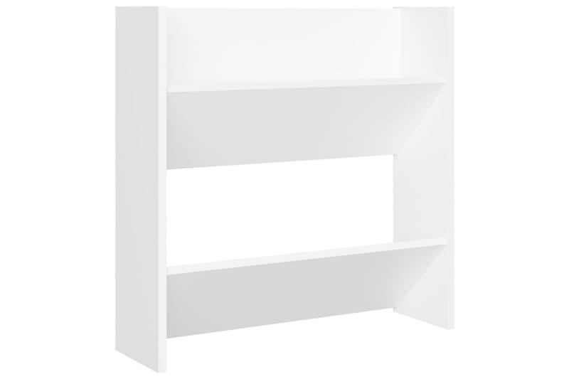 Seinäkenkäkaapit 2 kpl valkoinen 60x18x60 cm lastulevy - Säilytys - Kenkäsäilytys