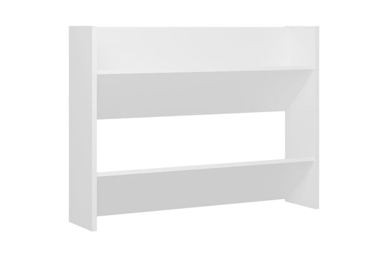 Seinäkenkäkaapit 2 kpl valkoinen 80x18x60 cm lastulevy - Säilytys - Kenkäsäilytys