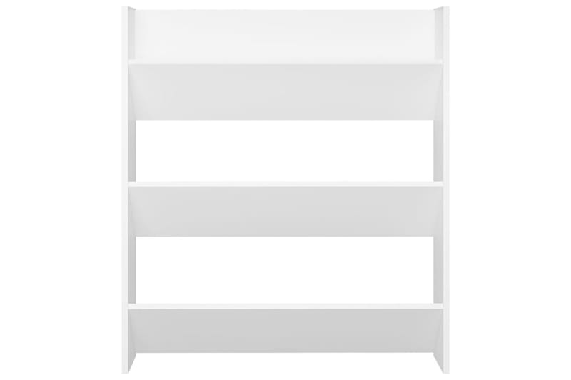 Seinäkenkäkaapit 2 kpl valkoinen 80x18x90 cm lastulevy - Säilytys - Kenkäsäilytys