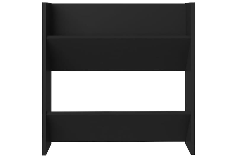 Seinäkenkäkaapit 4 kpl musta 60x18x60 cm lastulevy - Säilytys - Kenkäsäilytys