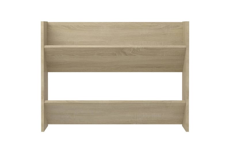Seinäkenkäkaappi Sonoma-tammi 80x18x60 cm lastulevy - Säilytys - Kenkäsäilytys