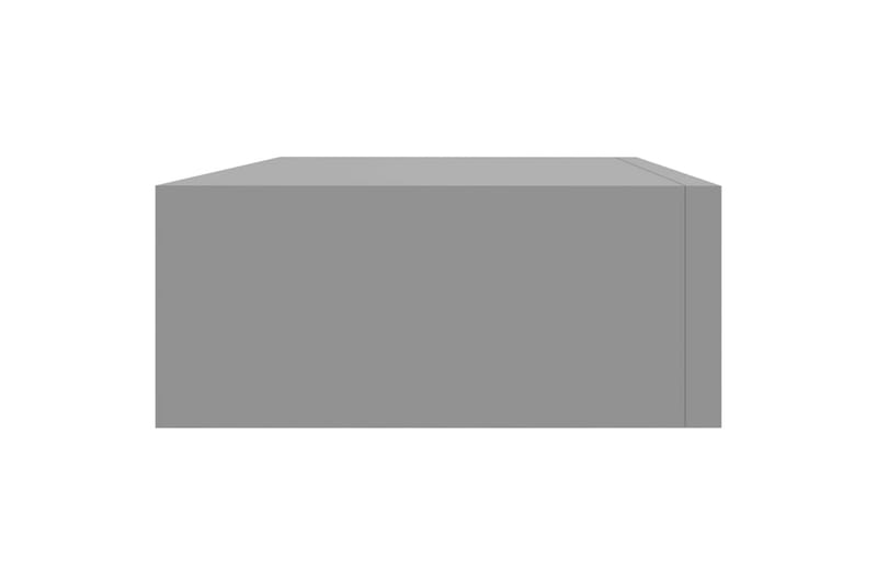 Seinälaatikkohyllyt 2 kpl harmaa 40x23,5x10 cm MDF - Säilytys - Kenkäsäilytys