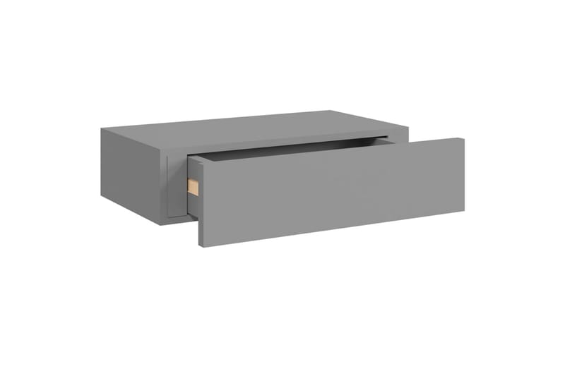 Seinälaatikkohyllyt 2 kpl harmaa 40x23,5x10 cm MDF - Säilytys - Kenkäsäilytys