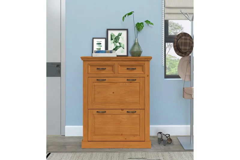 Selma Kenkäkaappi 90x115 cm - Luonto - Säilytys - Kenkäsäilytys