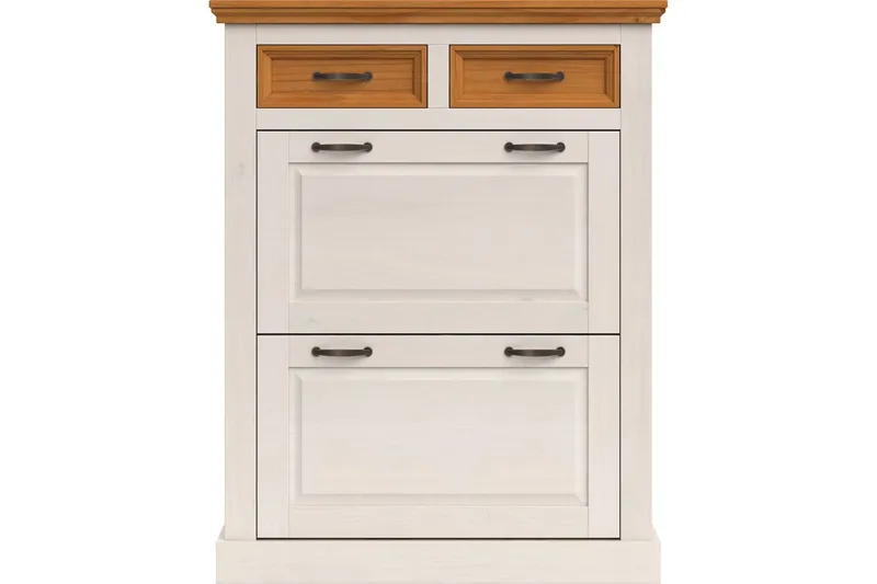 Selma Kenkäkaappi 90x115 cm - Valkoinen - Säilytys - Kenkäsäilytys