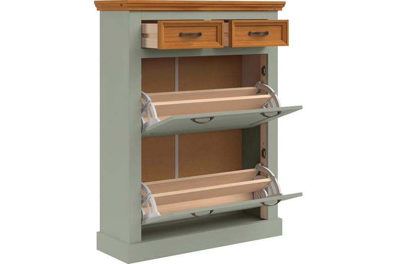 Selma Kenkäkaappi 90x115 cm - Vihreä - Säilytys - Kenkäsäilytys