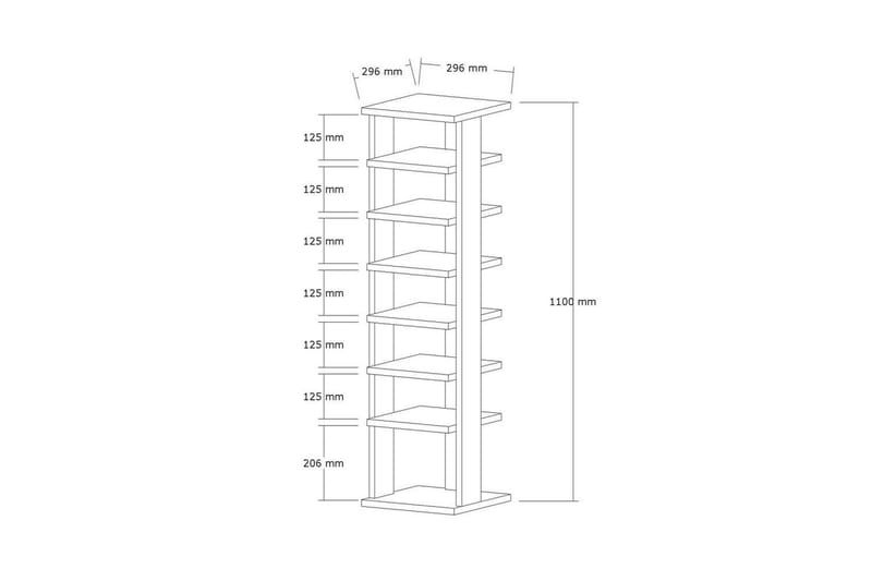 Seynor Kenkäkaappi 29,6 cm - Tammi - Säilytys - Kenkäsäilytys